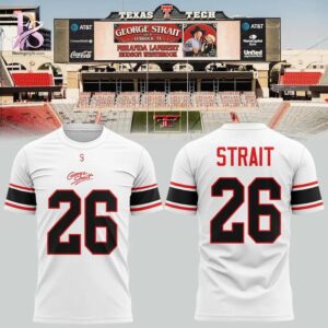 Stylish fashion apparel with modern casual design and comfortable everyday fit 2026 George Strait Texas Tech Hoodie 3