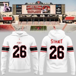 Stylish fashion apparel with modern casual design and comfortable everyday fit 2026 George Strait Texas Tech Hoodie 4