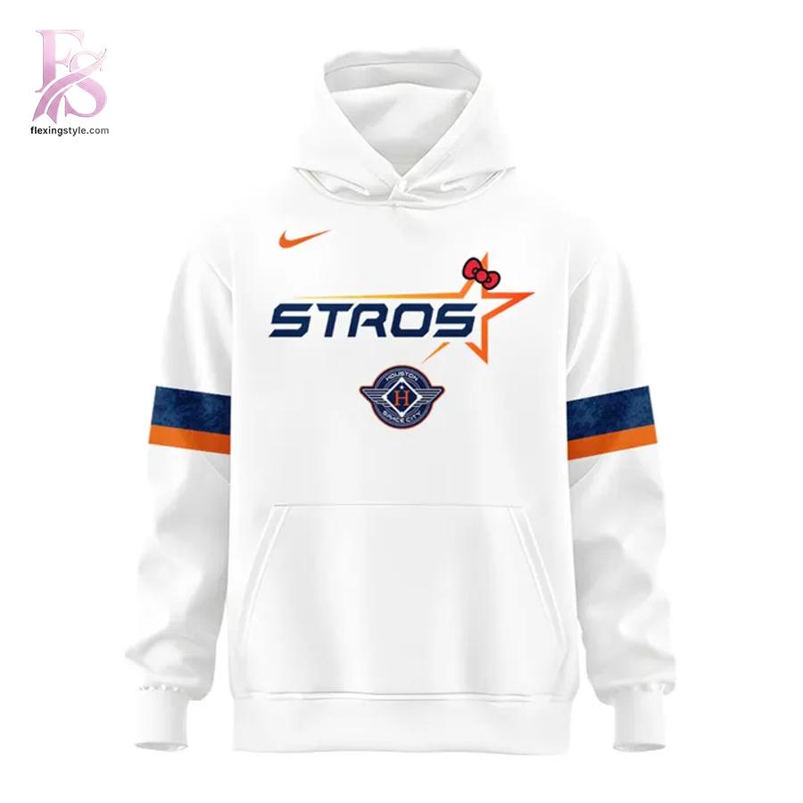 2026 Houston Astros x Hello Kitty City Connect Hoodie 2 combines a modern look with comfortable wearability.