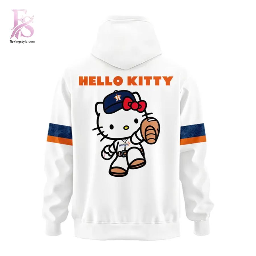 2026 Houston Astros x Hello Kitty City Connect Hoodie 3 combines a modern look with comfortable wearability.