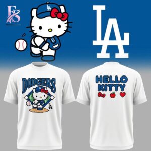 Stylish 2026 Los Angeles Dodgers Hello Kitty Shirt 1 product with smooth finish and modern casual look.