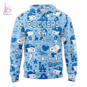 2026 Los Angeles Dodgers x Snoopy Hoodie 2 combines a modern look with comfortable wearability.