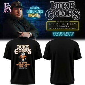 Stylish display of 2026 Luke Combs x Tennessee Football T Shirt 1 with clean details and trendy look.