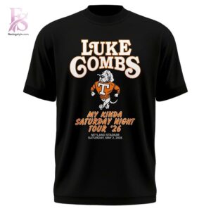 Stylish display of 2026 Luke Combs x Tennessee Football T Shirt 2 with clean details and trendy look.