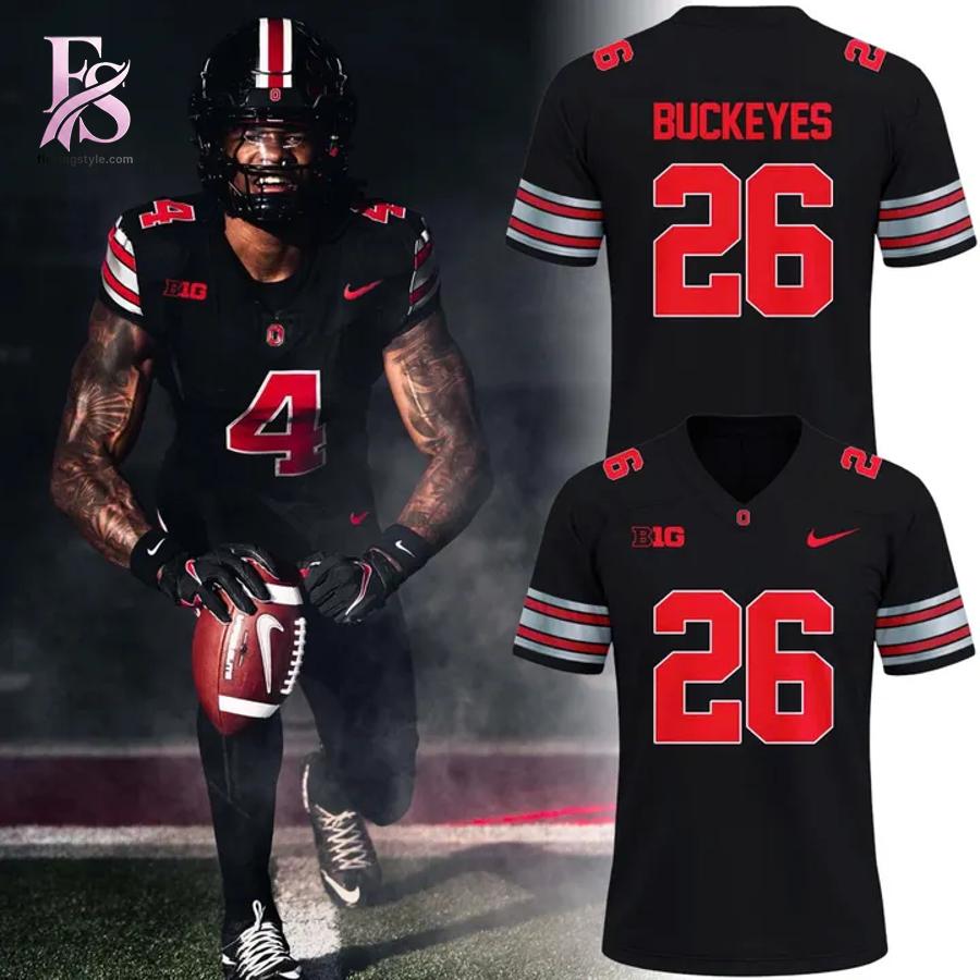 Stylish display of 2026 Tunnel Vision Ohio State Football Jersey 1 with clean details and trendy look.