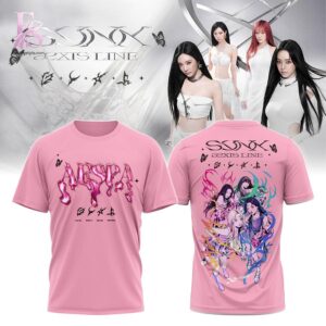 Stylish display of Aespa AEXIS LINE Global Tour 2026 Shirt 1 with clean details and trendy look.