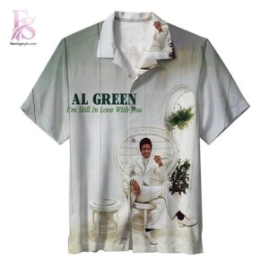 Tropical Hawaiian shirt with vibrant floral patterns and relaxed summer fit Al Green I m Still in Love with You Album Hawaiian Shirt 1