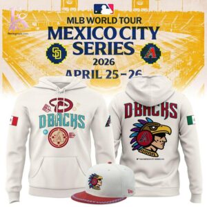 Stylish fashion apparel with modern casual design and comfortable everyday fit Arizona Diamondbacks MLB Mexico City Series 2026 Shirt 2