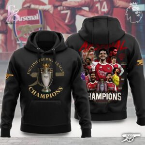 Stylish display of Arsenal English Champions Premier League 2025 2026 Hoodie 2 with clean details and trendy look.