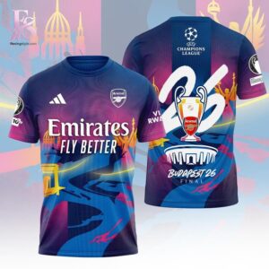 Stylish display of Arsenal F C Champions League Final 2026 Shirt 1 with clean details and trendy look.