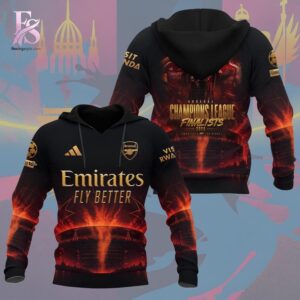 Stylish display of Arsenal FC Champions League Final 2026 Shirt 2 with clean details and trendy look.