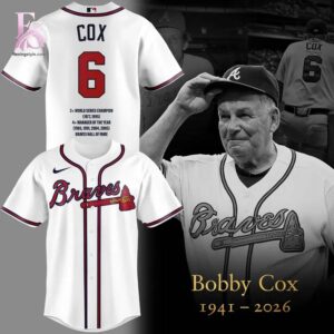 Stylish Atlanta Braves In Memory Bobby Cox Jersey 1 product with smooth finish and modern casual look.