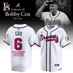 Stylish Atlanta Braves Remembering Bobby Cox The Legendary Manager Jersey 1 designed for everyday comfort and casual fashion.