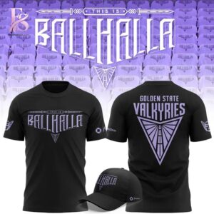 Stylish BALLHALLA Golden State Valkyries T Shirt 2 product with smooth finish and modern casual look.