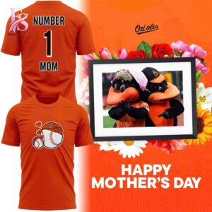 Stylish Baltimore Orioles 2026 Mother s Day T Shirt 1 product with smooth finish and modern casual look.