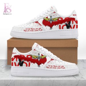 Stylish fashion product featuring modern design details and premium quality craftsmanship Bon Jovi Be There for You Nike Air Force 1 1