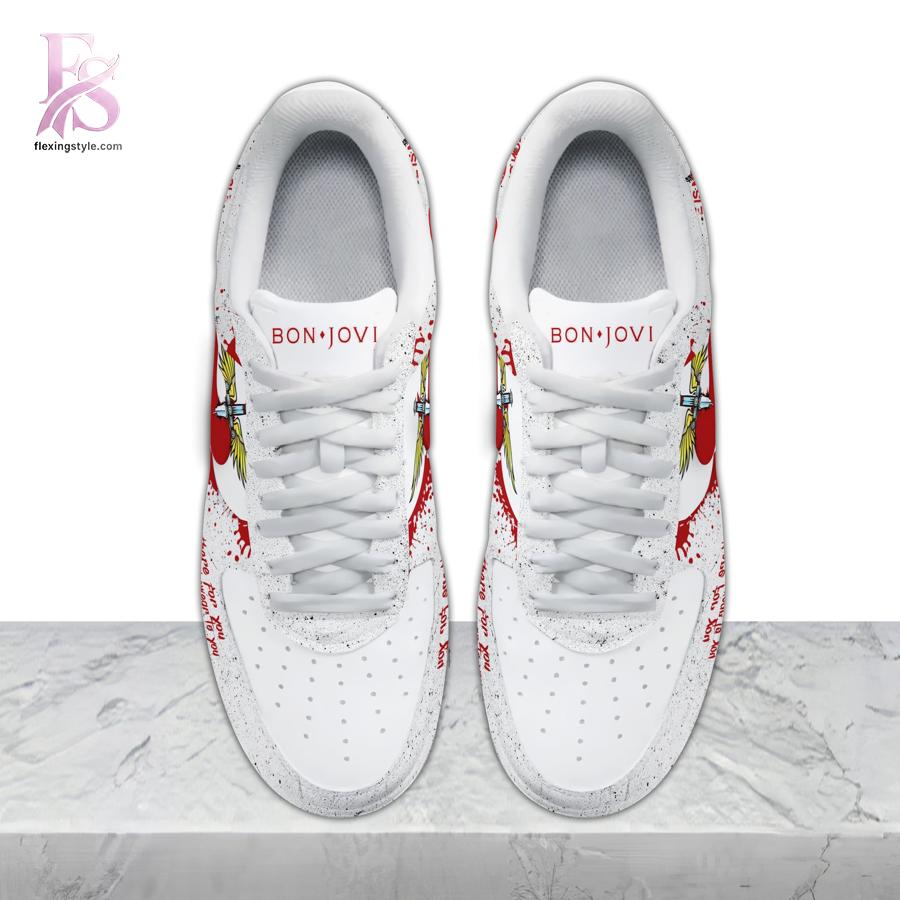 Stylish fashion product featuring modern design details and premium quality craftsmanship Bon Jovi Be There for You Nike Air Force 1 2