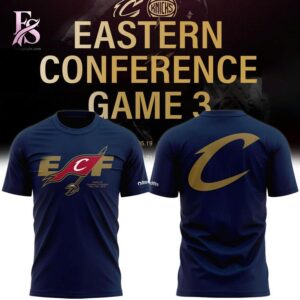 Cleveland Cavaliers 2026 Playoffs Game 3 Shirt 1 combines a modern look with comfortable wearability.