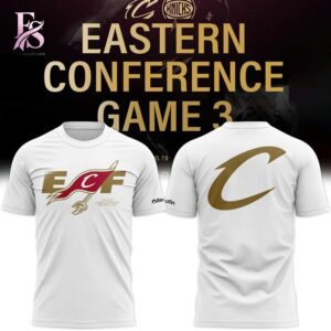 Cleveland Cavaliers 2026 Playoffs Game 3 Shirt 3 combines a modern look with comfortable wearability.
