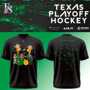 Stylish fashion apparel with modern casual design and comfortable everyday fit Dallas Stars NHL 2026 Playoff Shirt 1