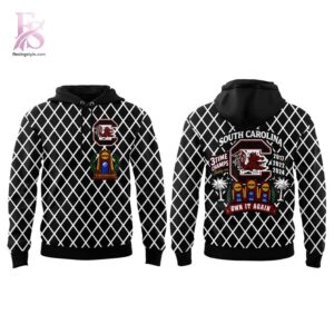 Stylish display of Dawn Staley South Carolina Gamecocks 3 time champs Hoodie 2 with clean details and trendy look.