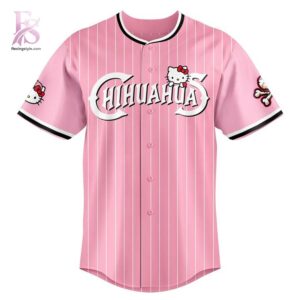 Stylish display of El Paso Chihuahuas x Hello Kitty Night Jersey 2026 2 with clean details and trendy look.