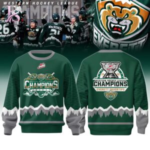 Stylish Everett Silvertips Champions Western Hockey League 2026 Shirt 2 with a modern look and comfortable everyday appeal.