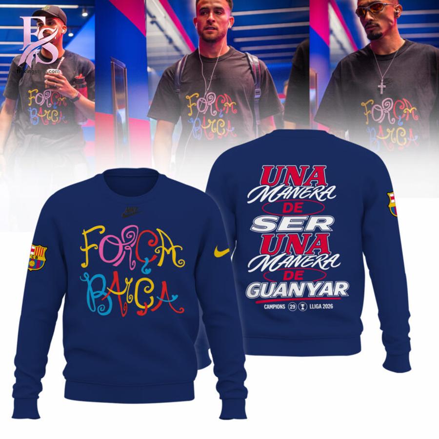 Stylish display of FC Barcelona La Liga Winners 25 26 Shirt 2 with clean details and trendy look.