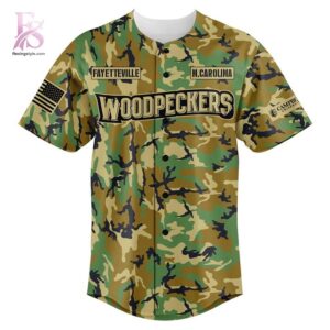 Stylish display of Fayetteville Woodpeckers x Military Appreciation Jersey 2026 2 with clean details and trendy look.