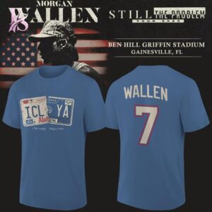 Stylish Florida Gators Gainesville Morgan Wallen Still the Problem Tour 2026 Shirt 1 product with smooth finish and modern casual look.