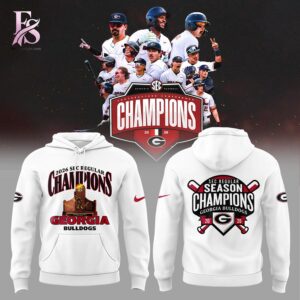 Stylish fashion apparel with modern casual design and comfortable everyday fit Georgia Bulldogs 2026 SEC Baseball Regular Season Champions Shirt 2
