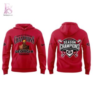 Stylish display of Georgia Bulldogs 2026 SEC Regular Season Champions Hoodie 2 with clean details and trendy look.