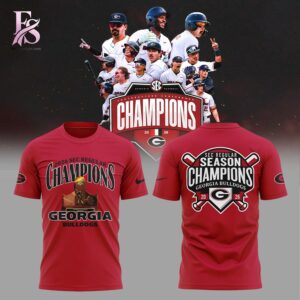 Stylish display of Georgia Bulldogs 2026 SEC Regular Season Champions Hoodie 3 with clean details and trendy look.