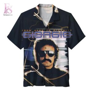 Giorgio Moroder From Here to Eternity Album Hawaiian Shirt 1 showcasing a bold all-over album-inspired print