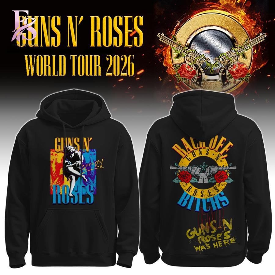 Stylish Gun N Roses Was Here Hoodie 1 designed for everyday comfort and casual fashion.