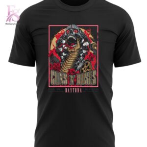 Stylish Guns N Roses Daytona Beach 2026 Rockville Shirt 2 product with smooth finish and modern casual look.