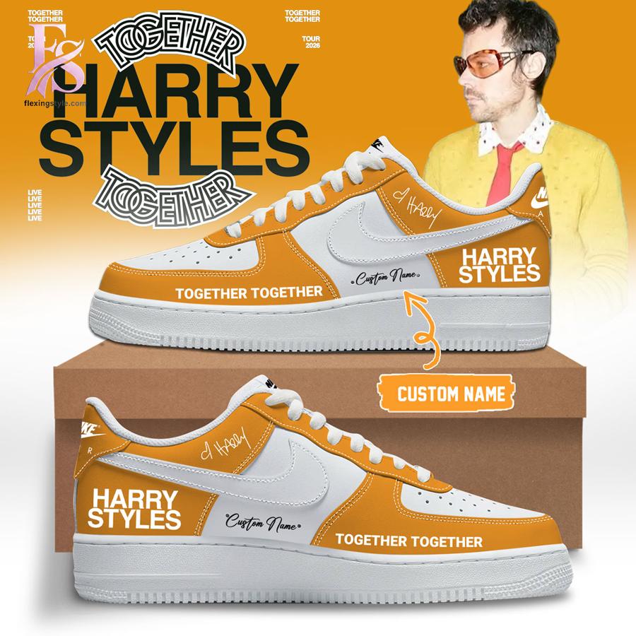 Trendy fashion product featuring premium fabric and contemporary streetwear style Harry Styles Together Together Nike Air Force 1 2