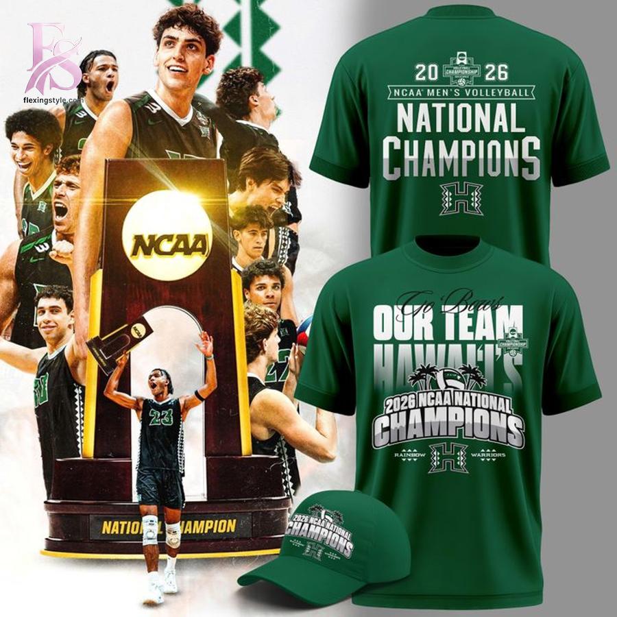 Stylish Hawaii Men Volleyball national champions 2026 Shirt 1 product with smooth finish and modern casual look.