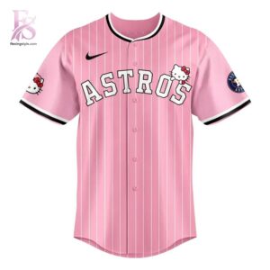 Stylish display of Houston Astros x Hello Kitty Night Jersey 2026 2 with clean details and trendy look.