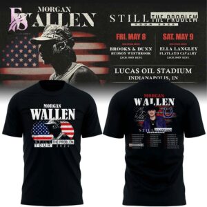 Stylish display of Indianapolis Colts Morgan Wallen Still The Problem Tour Shirt 1 with clean details and trendy look.