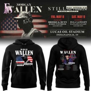 Stylish display of Indianapolis Colts Morgan Wallen Still The Problem Tour Shirt 3 with clean details and trendy look.