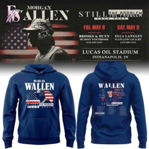 Stylish display of Indianapolis Colts Morgan Wallen Still The Problem Tour Shirt 4 with clean details and trendy look.