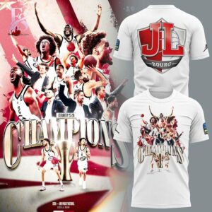 Stylish display of JL Bourg Basket 2025 26 EuroCup Champions Shirt 1 with clean details and trendy look.