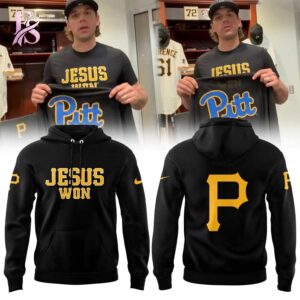Stylish fashion apparel with modern casual design and comfortable everyday fit Jesus Won 2026 Philadelphia Phillies Hoodie 1