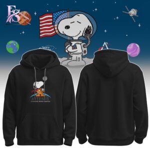 Stylish fashion product featuring modern design details and premium quality craftsmanship Johnson Space Center JSC Snoopy Artemis Shirt 2