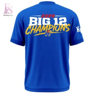 Stylish Kansas Baseball Big 12 champions 2026 T shirt 3 with a modern look and comfortable everyday appeal.
