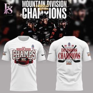 Stylish Kansas City Mavericks 2026 Mountain Division Champions Hoodie 2 with a modern look and comfortable everyday appeal.