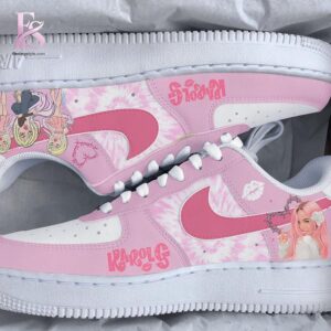 Karol G Nike Air Force Shoes 2 combines a modern look with comfortable wearability.