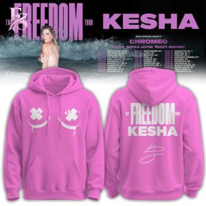 Stylish Kesha The Freedom Tour 2026 Hoodie 1 with a modern look and comfortable everyday appeal.