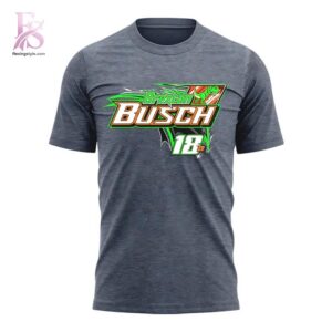 Kyle Busch 8 Rebel BLK 2 Spot T Shirt 2 combines a modern look with comfortable wearability.
